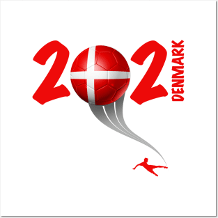 Denmark Euro Soccer 2021 Posters and Art